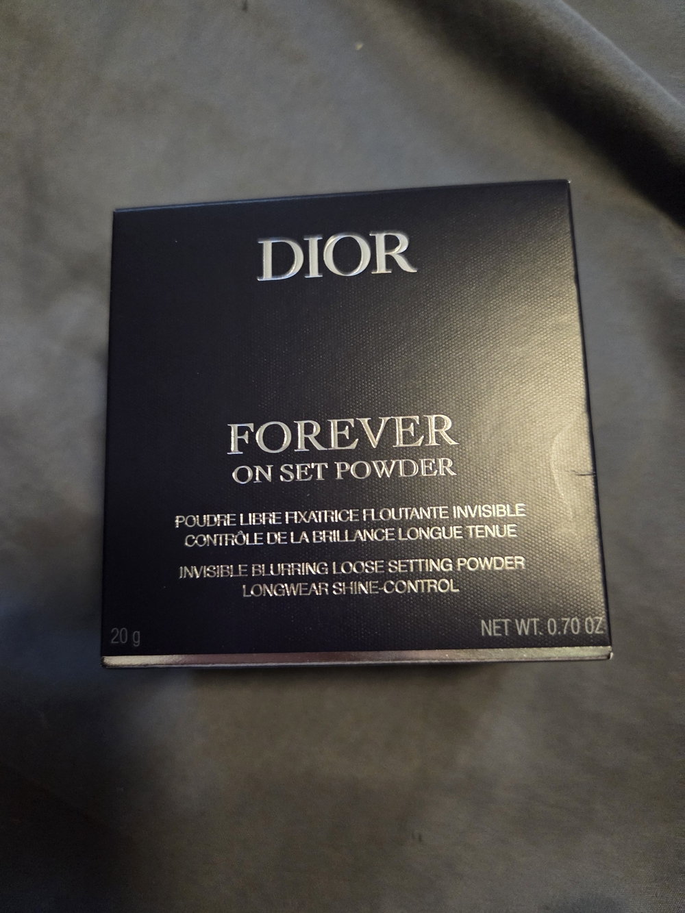 Dior Forever On Set Powder - Black and Silver Box